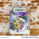 Sweet November Stamps, clear stamp, Snowman Selfie