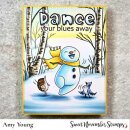 Sweet November Stamps, clear stamp, Frosty Feet