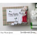 Sweet November Stamps, clear stamp, Naughty List