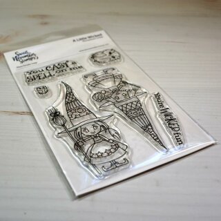 Sweet November Stamps, clear stamp, A Little Wicked