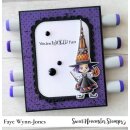 Sweet November Stamps, clear stamp, A Little Wicked