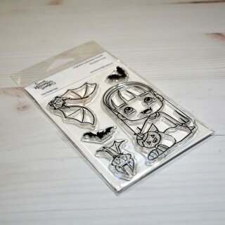 Sweet November Stamps, clear stamp, Frightful Flutterbee...