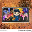 Sweet November Stamps, clear stamp, Frightful Flutterbee...
