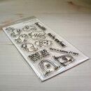 Sweet November Stamps, clear stamp, Ghostly Greetings
