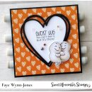 Sweet November Stamps, clear stamp, Ghostly Greetings