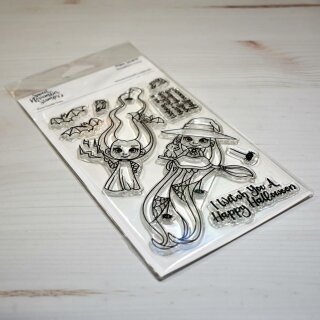 Sweet November Stamps, clear stamp, Hair Scare