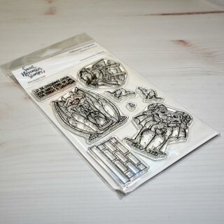 Sweet November Stamps, clear stamp, Halloween Gargoyles