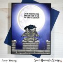 Sweet November Stamps, clear stamp, Halloween Gargoyles