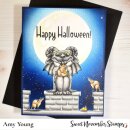 Sweet November Stamps, clear stamp, Halloween Gargoyles