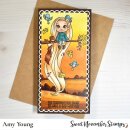 Sweet November Stamps, clear stamp, A Chill in the Hair