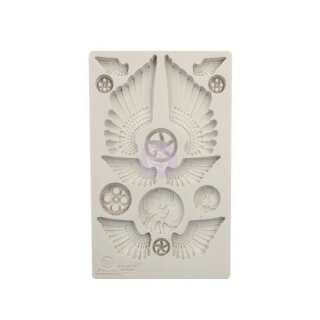 Finnabair Imaginarium, Cogs and Wings Silicone Mould 5"x8"