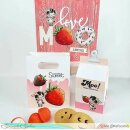 Streamside Studios, clear stamp, Strawberry Cows