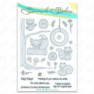 Streamside Studios, clear stamp, Woodland Friends