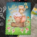 Streamside Studios, clear stamp, Woodland Friends