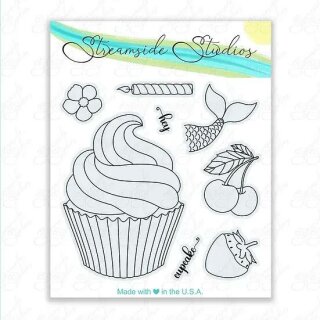 Streamside Studios, clear stamp, My Favorite Cupcake