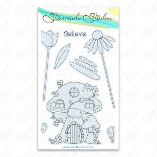 Streamside Studios, clear stamp, Fairy House
