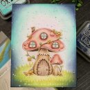 Streamside Studios, clear stamp, Fairy House