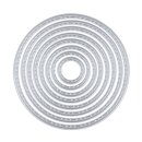 Rayher Stanzschablonen Kreis Steppnaht, 1,6-7,1cm, 8-tlg.