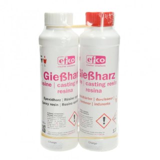 Gießharz Set, 250 + 125 g / 2-teilig, transparent