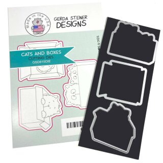 Gerda Steiner Designs, Cats and Boxes - Die Set