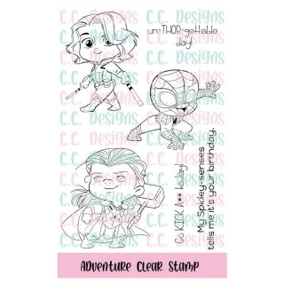 C.C. Designs, clear stamp, Adventure