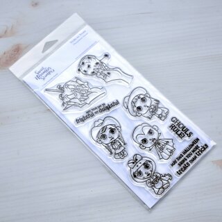 Sweet November Stamps, clear stamp, Tricks no Treats