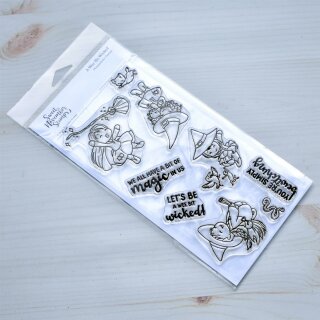 Sweet November Stamps, clear stamp, A Wee Bit Wicked