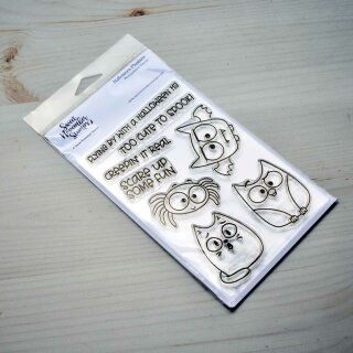 Sweet November Stamps, clear stamp, Halloween Plushies