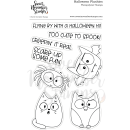 Sweet November Stamps, clear stamp, Halloween Plushies