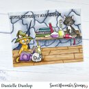 Sweet November Stamps, clear stamp, Midnights Halloween Adventures #3