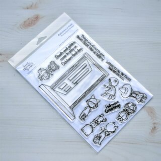 Sweet November Stamps, clear stamp, Halloween is Back