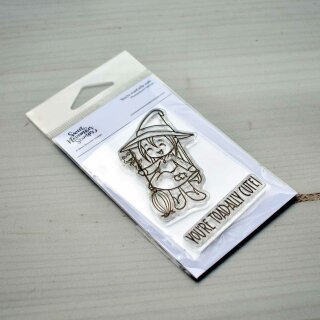 Sweet November Stamps, clear stamp, Youre toad-ally cute