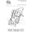 Sweet November Stamps, clear stamp, Youre toad-ally cute