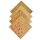 Faltpapier Kraftpapier Goldfolie, 32 Blatt, 15x15cm 110g/m2