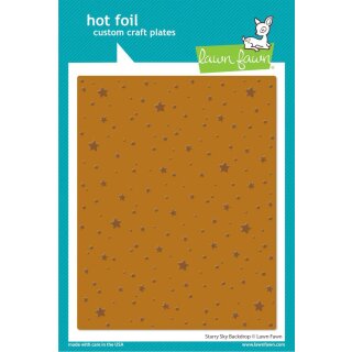 Lawn Fawn, hot foil plate, starry sky background