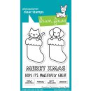 Lawn Fawn, clear stamp, pawsitive christmas
