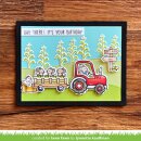 Lawn Fawn, clear stamp, hay there, hayrides! mice add-on