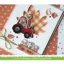 Lawn Fawn, clear stamp, hay there, hayrides! mice add-on
