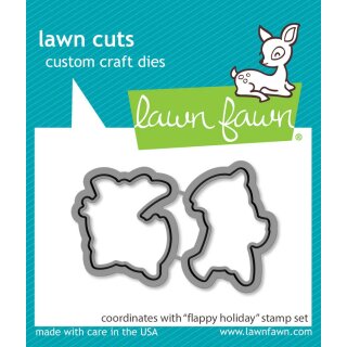 Lawn Fawn, lawn cuts/ Stanzschablone, flappy holiday