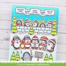 Lawn Fawn, clear stamp, simply celebrate winter critters add-on
