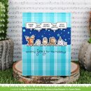 Lawn Fawn, clear stamp, simply celebrate winter critters add-on