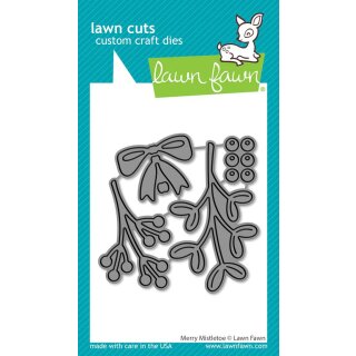 Lawn Fawn, lawn cuts/ Stanzschablone, merry mistletoe