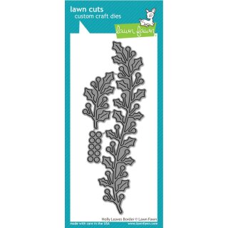 Lawn Fawn, lawn cuts/ Stanzschablone, holly leaves border