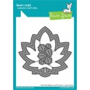 Lawn Fawn, lawn cuts/ Stanzschablone, stitched maple leaf frame