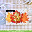 Lawn Fawn, lawn cuts/ Stanzschablone, stitched maple leaf frame