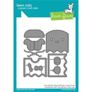 Lawn Fawn, lawn cuts/ Stanzschablone, tiny gift box ghost...