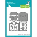 Lawn Fawn, lawn cuts/ Stanzschablone, tiny gift box ghost...