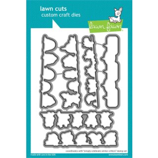 Lawn Fawn, lawn cuts/ Stanzschablone, simply celebrate...