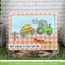 Lawn Fawn, clear stamp, hay there, hayrides!