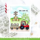 Lawn Fawn, clear stamp, hay there, hayrides!